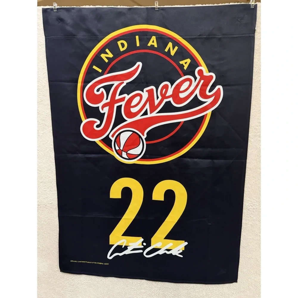 Caitlin Clark Indiana Fever WNBA Basketball 2-Sided 28x40 Banner CC Vertical